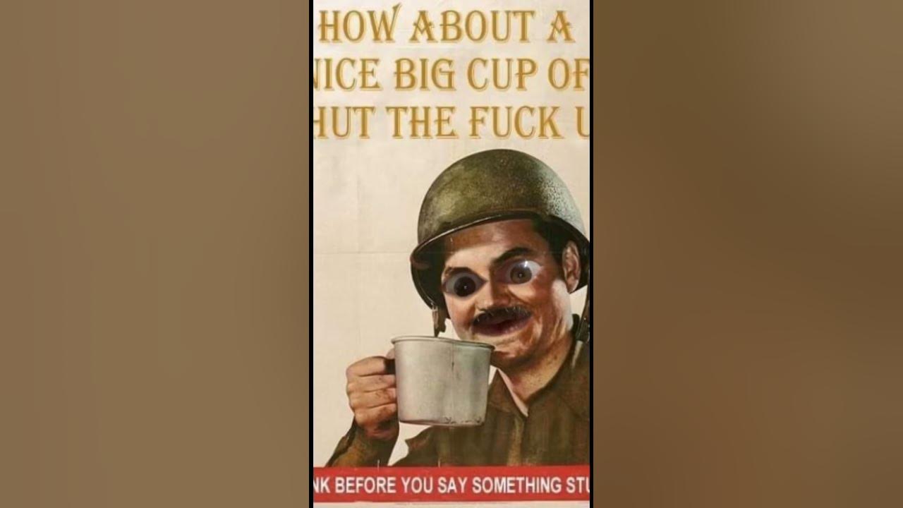 How about a nice big cup of stfu content funny humor like relax 