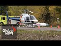 2 dead, 4 injured after helicopter crash near Prince George, BC