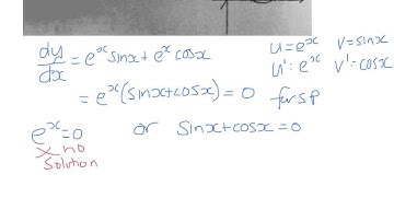 Stationary points with product rule