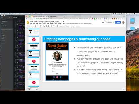 CSS Unit 7 Contact Refactor 1 pt2