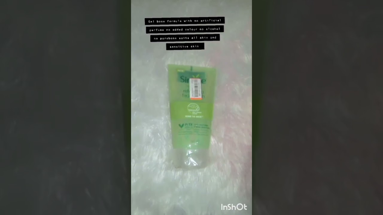 SIMPLE refreshing face wash review 