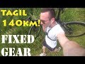 140км на fixed gear, один, без всего.Тагил - Салда