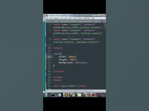 Css Width And Height Short Example Tutorial |1| - YouTube