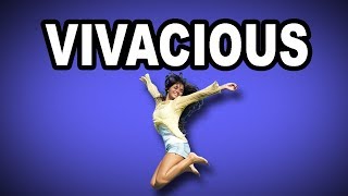 Full ⚡ Learn English Words - VIVACIOUS - Meaning, Vocabulary with Pictures and Examples News