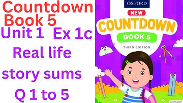 oxford countdown book class 5 Unit 1 Ex 1c || class 5  Ex 1c word problems 💯 solution @ytacademy198