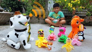 Trò Chơi Bạn Pin and Dog ❤ ChiChi ToysReview TV ❤ Đồ Chơi Fun Song