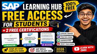 FREE SAP Certification for Students 🔥 SAP Learning Hub Student Edition