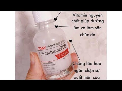 Huyết Thanh Trắng Da 7 day Whitening Program Glutathione 700 V-Ample 7day