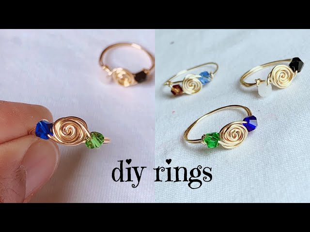 The 'Lazy Ring' Tutorial - EASY DIY Rings Anyone Can Make In Seconds! ..or  Minutes ;) 
