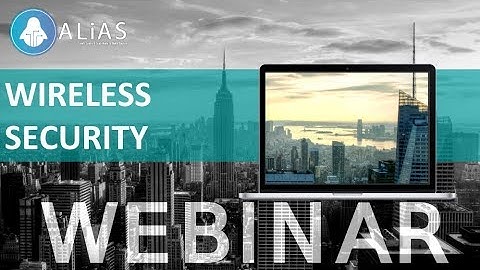 Wireless Networking and Wireless Hacking using Kali Linux [LIVE] | Webinar | ALiAS
