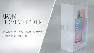 Xiaomi Redmi Note 10 Pro - 108MP Camera - 4K Unboxing, User Guide, Model M2101K6G (128GB + 6GB RAM) screenshot 2
