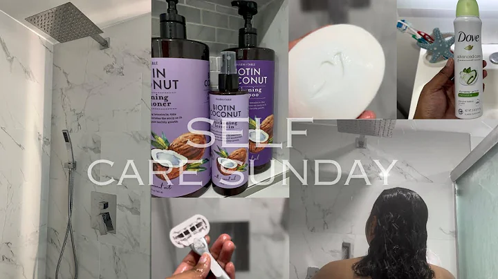Sunday night self care routine | hair care + skin care + everything shower + more