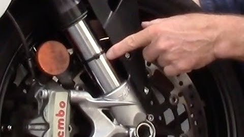 Ask Dave: Changing Motorcycle Fork Springs
