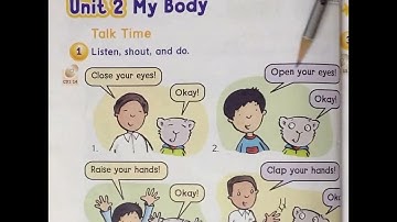 الوحدة الثانية جسمي unit 2 my body للتكرار والحفظ بدون موسيقى او ايقاع