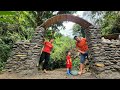 How to design a beautiful gate with natural stone good idea  chc tn bnh