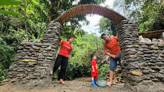 How to design a beautiful gate with natural stone, good idea  Chúc Tòn Bình