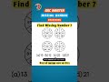 Missing number reasoning  find missing number  ssc master reasoning