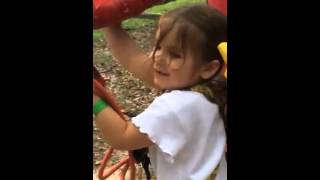 Miss Julia Zip-Lining At Tally Museum