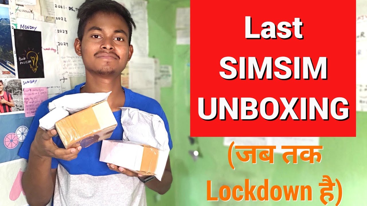 Last SIMSIM Unboxing Video until Lockdown! | Free Products Shopping loot from SIMSIM