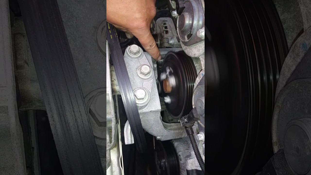 2014 chevy cruze 1.4l. Water pump is failing. - YouTube