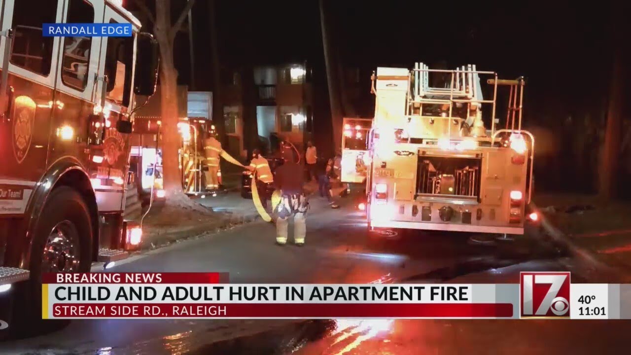 Child, adult injured as family displaced by Raleigh apartment fire ...