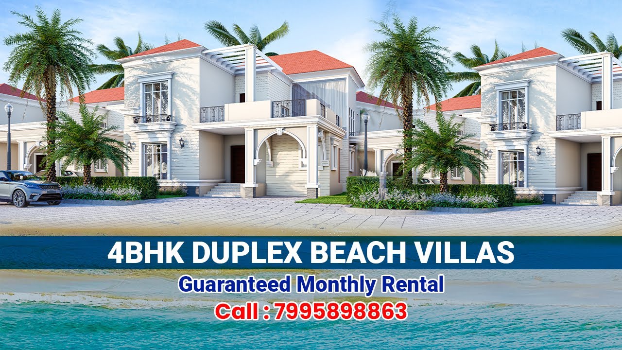 4BHK Beach Villa With Guaranteed Rental Sunrise Beach Villas