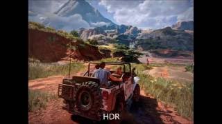 PS4 Pro SDR vs HDR Uncharted 4
