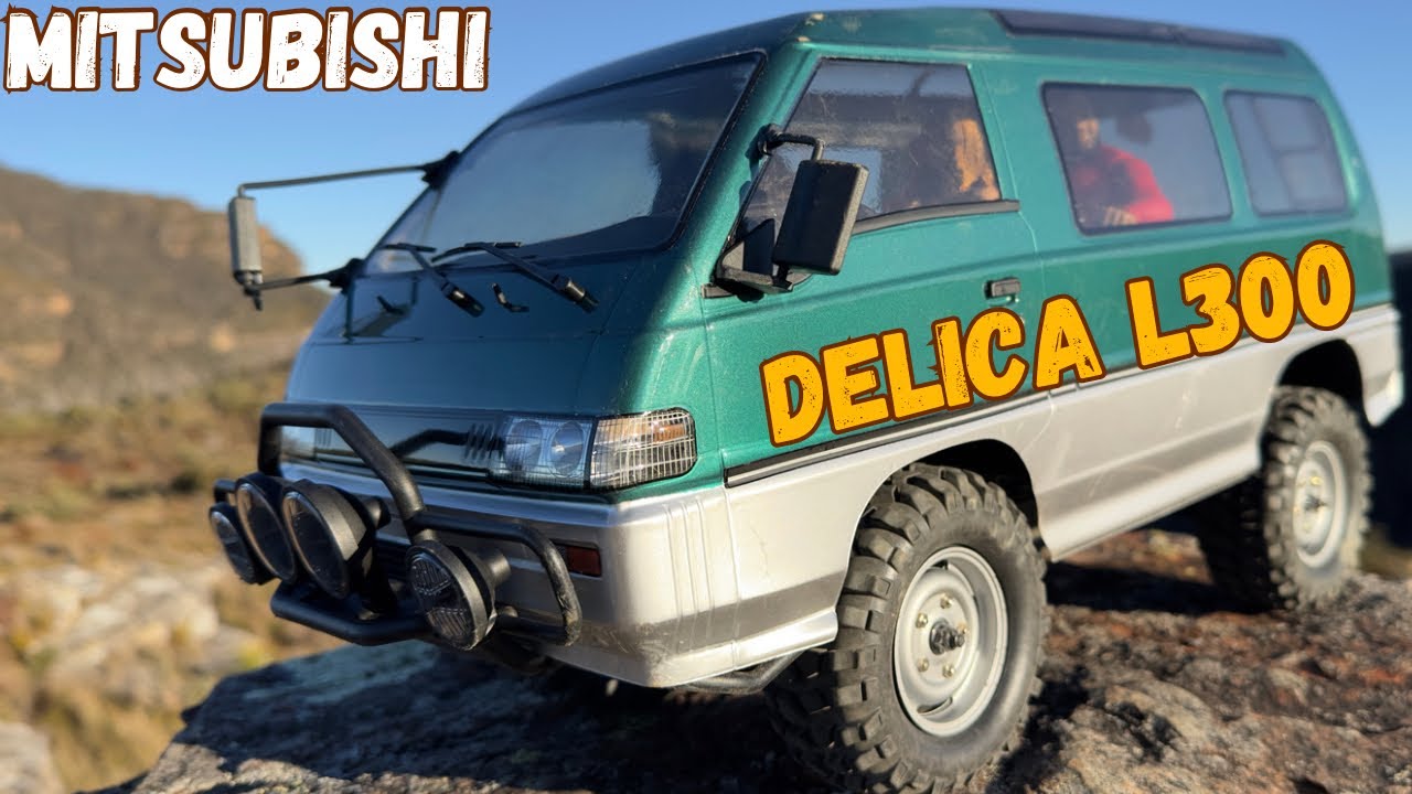 Mitsubishi Delica 1:10 RC Rock Crawler - YouTube