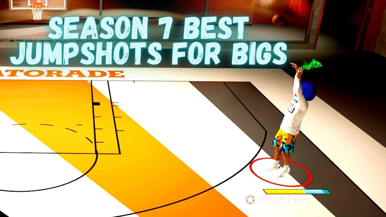 SEASON 7 BEST JUMPSHOTS for any BIG MAN NBA 2K22! YouTube