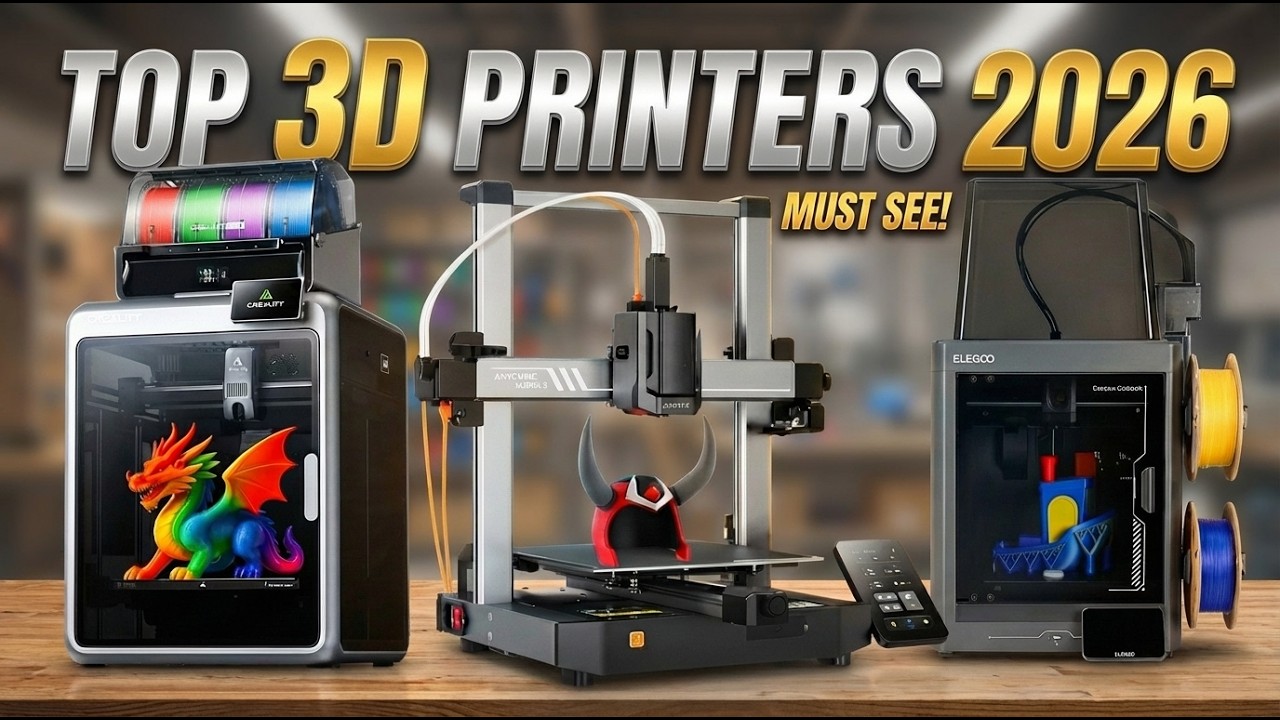 Top 5 Best 3D Printers of 2026 – The #1 Printer Is Insane! - YouTube