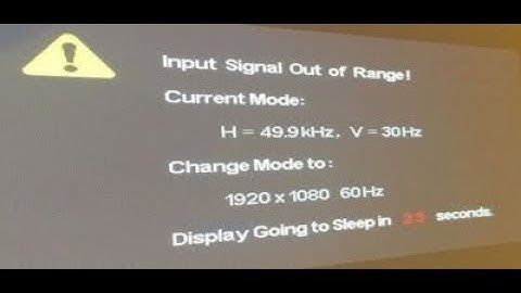 How to Fix Spec Ops the line Input Signal Out of Range