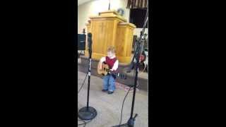 Lip Sync Justis Bowen sings with his daddy "Bobby Bowen" singing "Little Man"