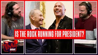 Dwayne The Rock Johnson Visits Capitol Amid Presidential Run Rumors | The TMZ Podcast