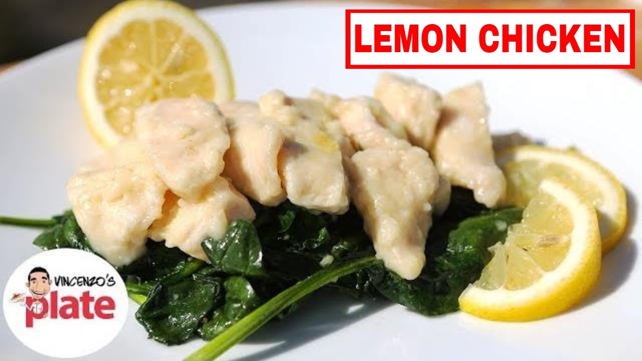 LEMON CHICKEN | Lemon Chicken Recipe Italian Style | Vincenzo