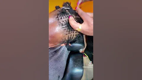 Sisterlocks installation transformation #shorts #locs #sisterlocks