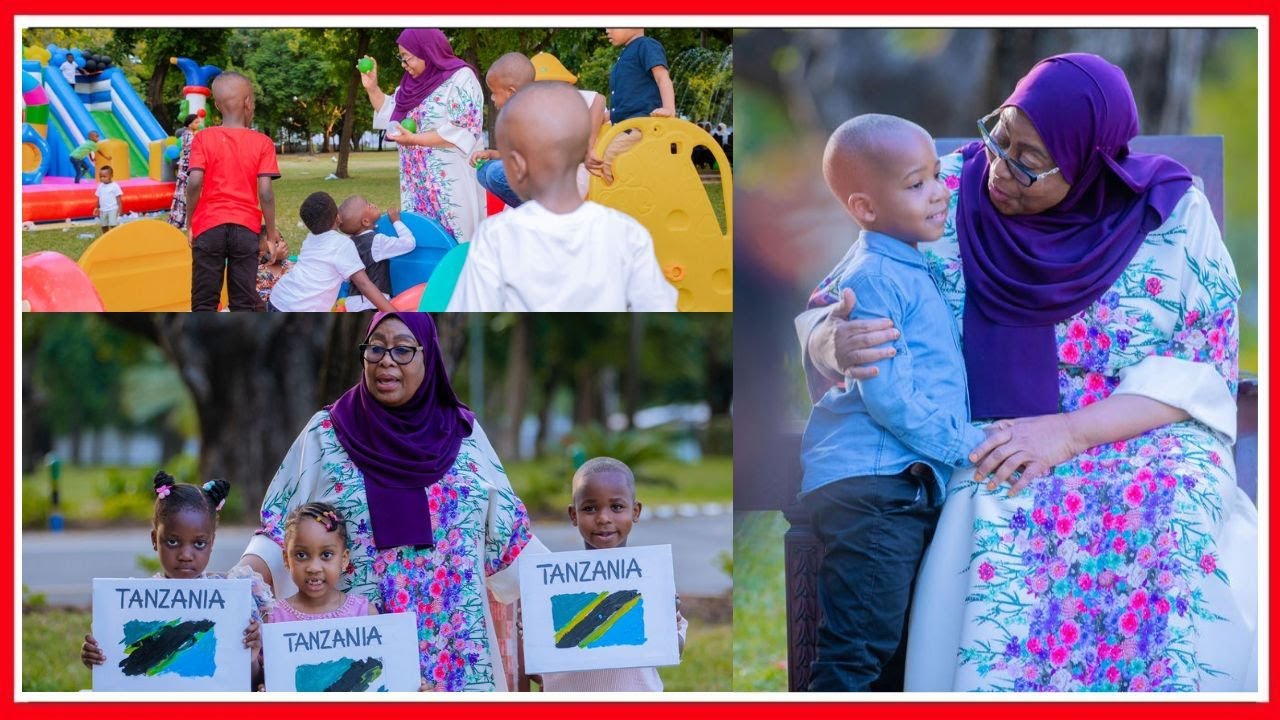 VIDEO: RAIS SAMIA AKICHEZA na WATOTO - AWATEMBEZA HADI IKULU KWENYE OFISI YAKE - TAZAMA FURAHA YAO