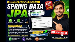 Spring Data JPA Tutorial with Spring Boot & MySQL | CRUD Operations | Derived Query Methods | Java