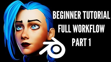 Blender beginner tutorial character head full workflow: sculpting, retopology, texturing ( Part 1 )
