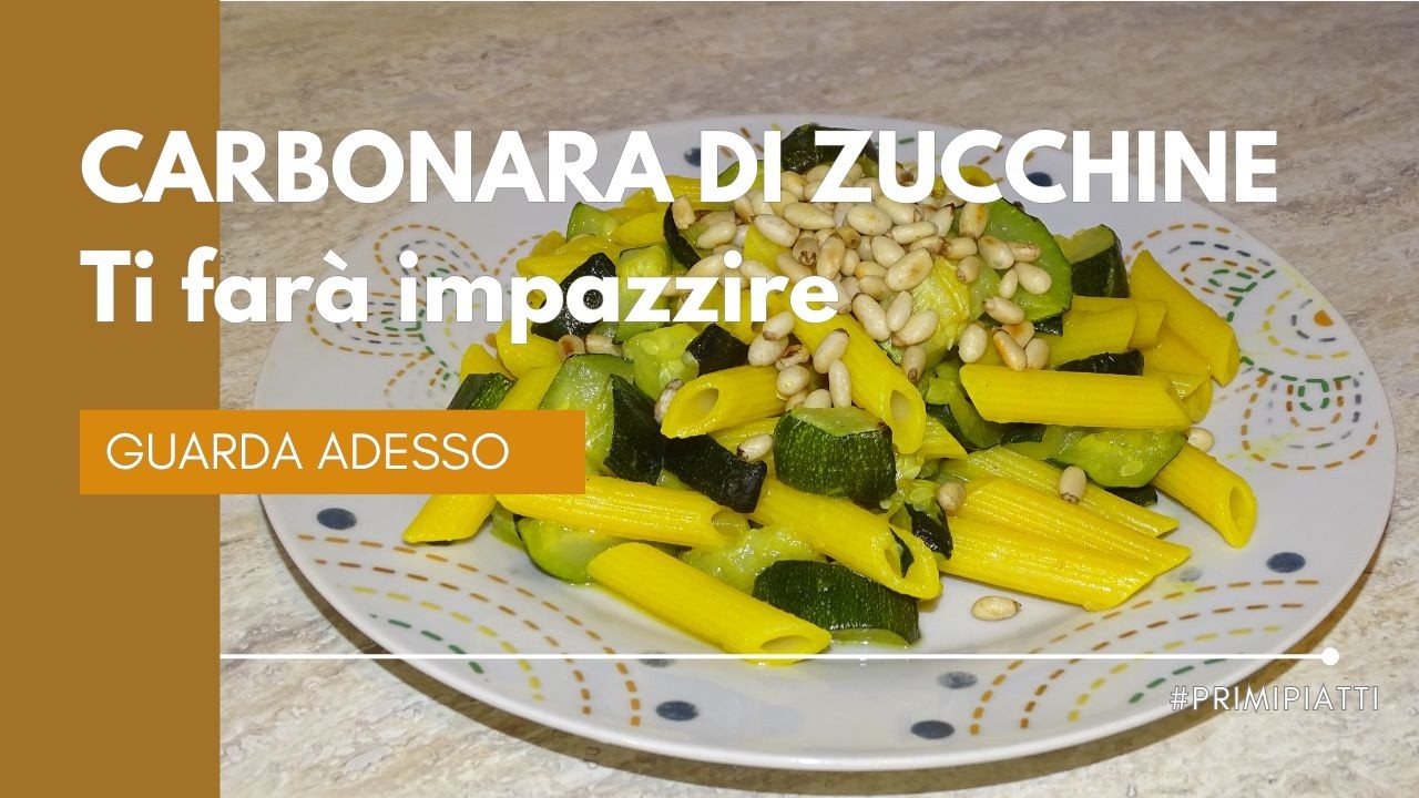 Dimentica il guanciale! Questa Carbonara di Zucchine ti farà impazzire (Il trucco è lo Zafferano)