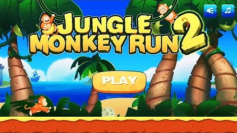 Jungle Monkey Run 2 Game Android Gameplay