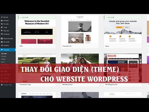 Thay đổi và thiết lập giao diện (theme) cho website WordPress như thế nào?