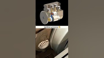 Ignition process - engine starter motor working ☑️ #automobile #engineering  #3ddesign #solidworks