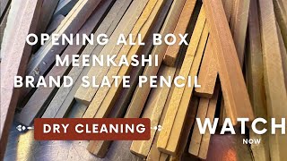Download lagu Opening all box of Meenkashi brand slate pencil // dry cleaning #asmr #scraping  #anjalidhakaasmr