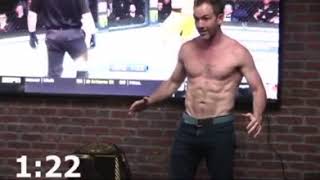 JRE Fight Companion: Callen Takes his shirt off to prove he has a better body than Barberena
