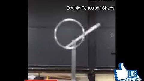 #uniscitech Double Pendulum Chaos || Physics Experiment
