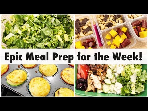 Meal Prep for the Week! Keto and Low Carb Meal Prep - Chicken Curry, Egg Bites & Pumpkin Muffins