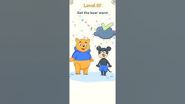 DOP : Delete One Part - Level 87 Get the bear warm #shorts #dop2 #deleteonepart #viral #dop