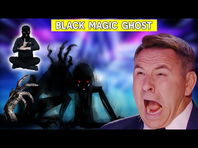 JOKER Magician SCARES The Judges with Black Magic Ghost | American Talent Show 2023 class=
