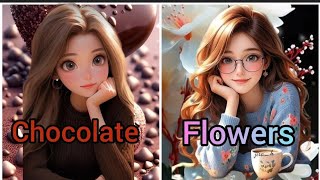 Chocolate 🍫 style Vs Flowers 🌺 Style|#trendingfashion #Longvideo# YouTube # Snowsumi#...