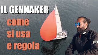 IL GENNAKER CON CALZA ⛵ come si usa in solitario e come regolarlo in crociera nel modo più semplice